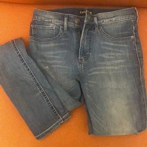 Express Size 2 Paint splatter Denim Legging!